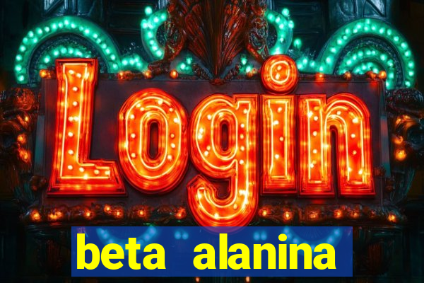 beta alanina aumenta a pressao